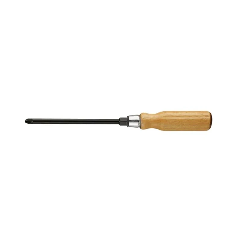 Facom Standard Screwdriver with PZ2 Tip, 125 mm Blade Length, 240 mm Overall Length, Insulated Bi-Material Handle ATHH.D2