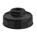 Facom Square Cap Wrench with 8 x 10 mm Insert Size, 74 mm Chrome Finish D.140
