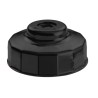 Facom Square Cap Wrench with 8 x 10 mm Insert Size, 74 mm Chrome Finish D.140