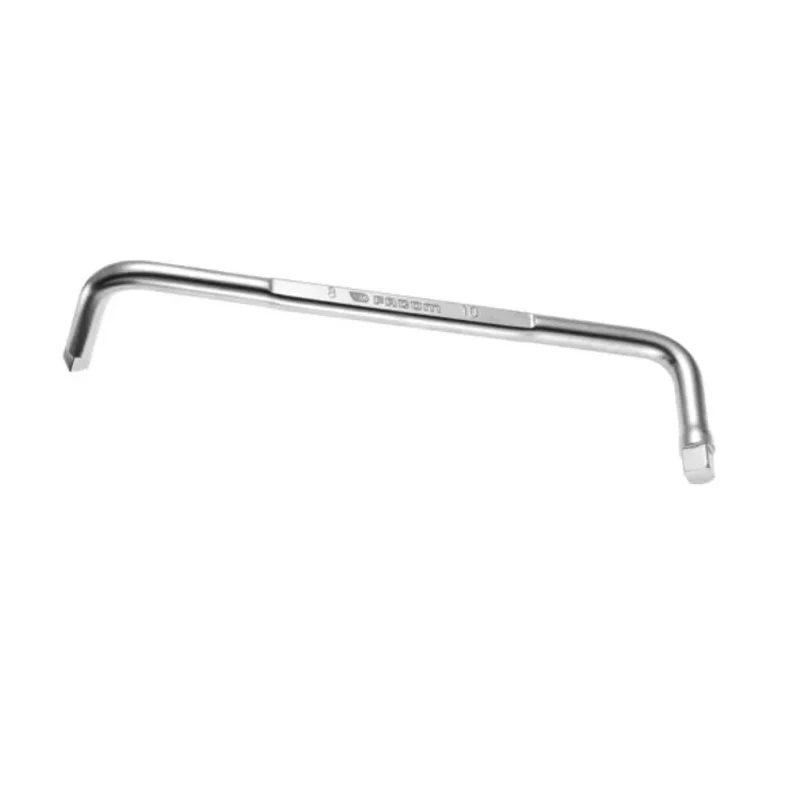 Facom Square Drain Plug Wrench Steel Chrome Finish 8 x 10 mm Insert D.13A