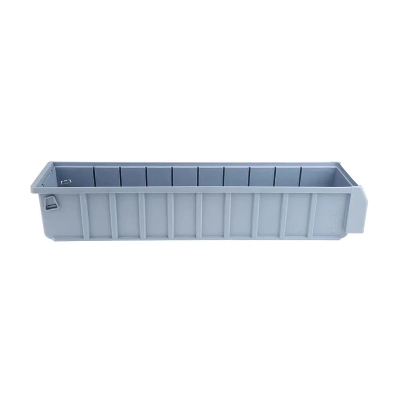 RS PRO Polypropylene Storage Bin, 90 mm x 117 mm x 500 mm, Blue 775-5299