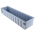 RS PRO Polypropylene Storage Bin, 90 mm x 117 mm x 500 mm, Blue 775-5299