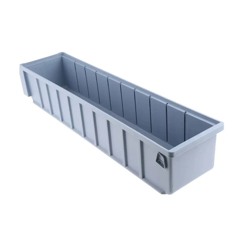 RS PRO Polypropylene Storage Bin, 90 mm x 117 mm x 500 mm, Blue 775-5299