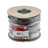 RS PRO 2 Core Power Cable Black 0.75mm² 70 °C PVC Jacket 100 m 300/500V 775-6088