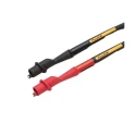 Fluke Black and Red Insulated Crocodile Clip with Nickel Plated Steel Contact 10A 8mm Jaw Opening AC175