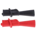 Fluke Black and Red Insulated Crocodile Clip with Nickel Plated Steel Contact 10A 8mm Jaw Opening AC175