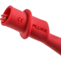Fluke Black and Red Insulated Crocodile Clip with Nickel Plated Steel Contact 10A 8mm Jaw Opening AC175