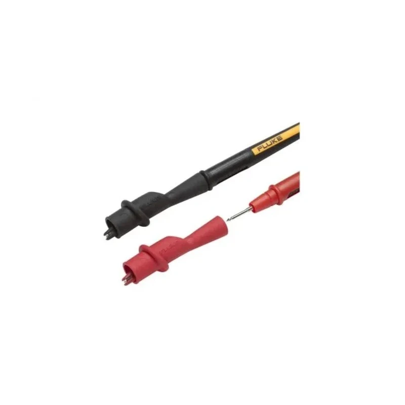 Fluke Black and Red Insulated Crocodile Clip with Nickel Plated Steel Contact 10A 8mm Jaw Opening AC175