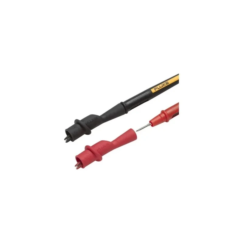 Fluke Black and Red Insulated Crocodile Clip with Nickel Plated Steel Contact 10A 8mm Jaw Opening AC175