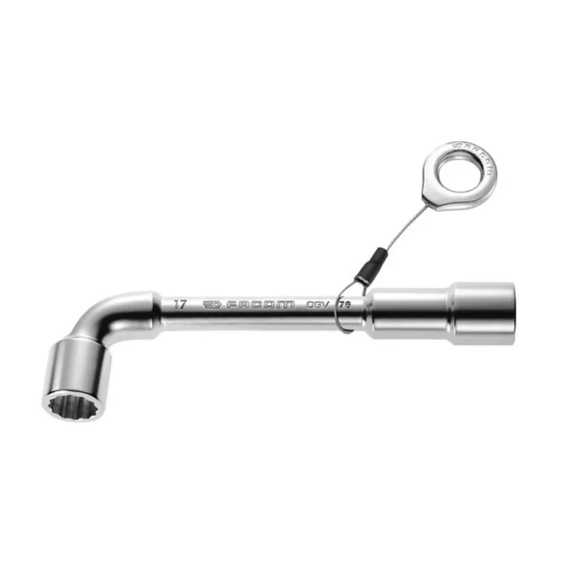 Facom Metric 19 mm Chrome Finish Spanner with 204 mm Overall Length 76.19SLS