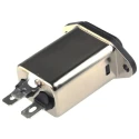 Schaffner 250V AC 10A Flange IEC Filter Male Faston FN9222R-10-06