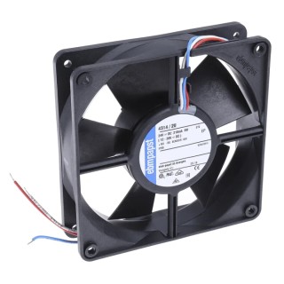 ebm-papst 4300 Series Axial Fan 24V dc 5W 170 m³/h 2800 rpm IP68 Ball Bearing 119 x 32 mm 