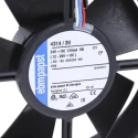 ebm-papst 4300 Series Axial Fan 24V dc 5W 170 m³/h 2800 rpm IP68 Ball Bearing 119 x 32 mm 