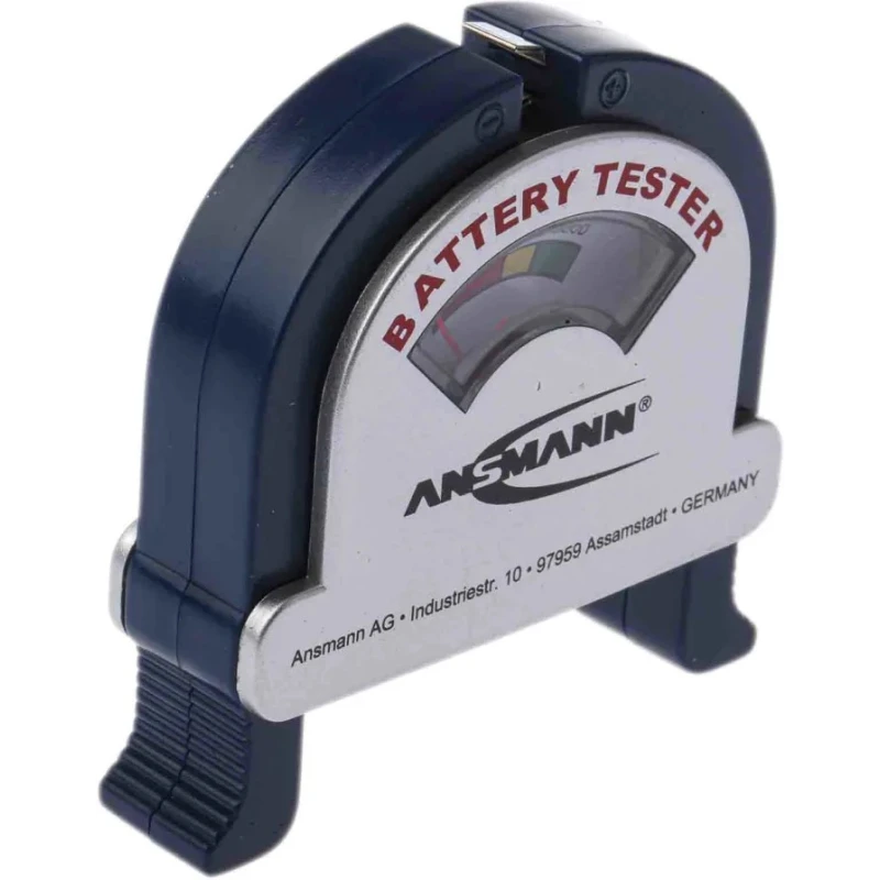 Ansmann Battery Tester Compatible with Alkaline, NiCd, NiMH Batteries All Sizes 4000001
