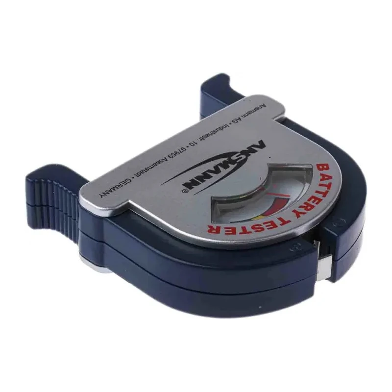 Ansmann Battery Tester Compatible with Alkaline, NiCd, NiMH Batteries All Sizes 4000001