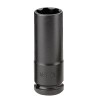 Facom 27 mm 1/2 in Drive 6 Point Impact Socket, Chrome Molybdenum Steel, 85mm Length NSB.27