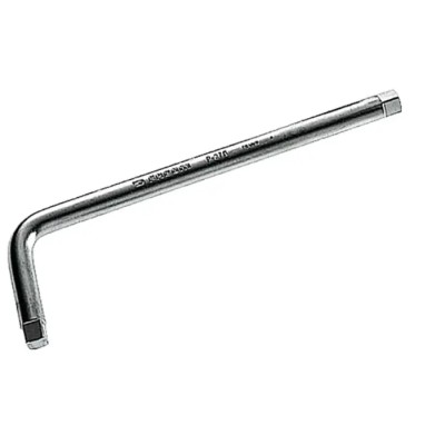 Facom Square Drain Plug Wrench, 10 mm Insert Size, Chrome Finish P.27B