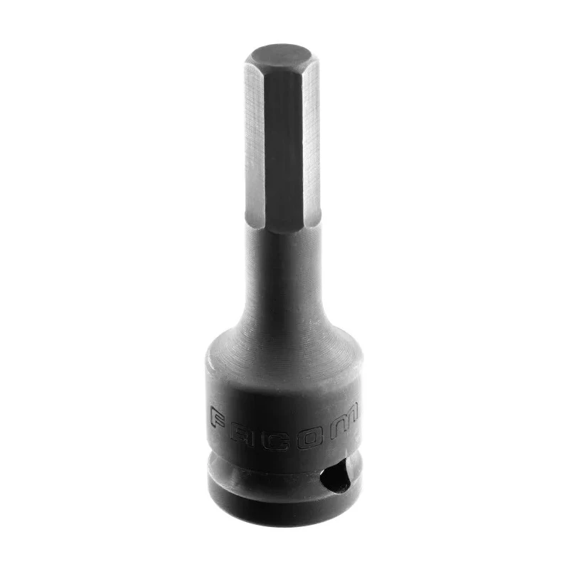 Facom Impact Socket 19 mm 1/2 in Drive 6 Point Hex, Chrome Molybdenum Steel, Phosphate Finish, 79mm Length NSHM.19