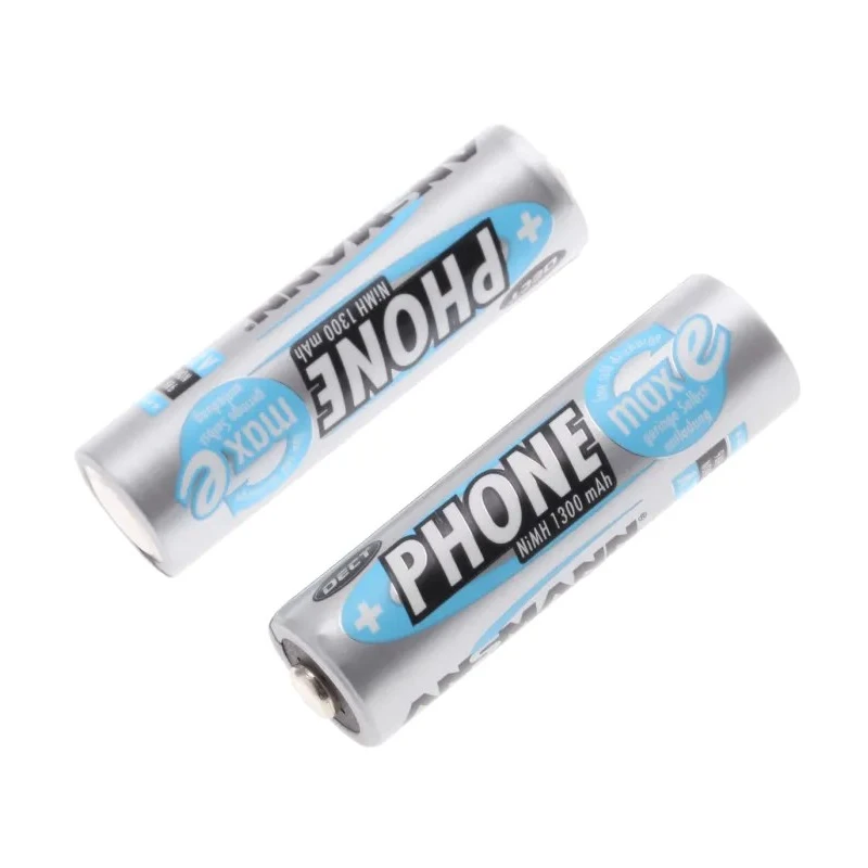 Ansmann Ansmann MaxE AA Nickel Metal Hydride Rechargeable AA Battery 1.3 Ah 1.2 V Pack of 2 5030802