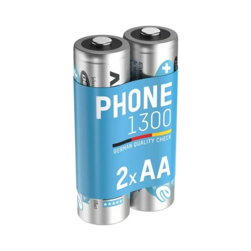 Ansmann Ansmann MaxE AA Nickel Metal Hydride Rechargeable AA Battery 1.3 Ah 1.2 V Pack of 2 5030802