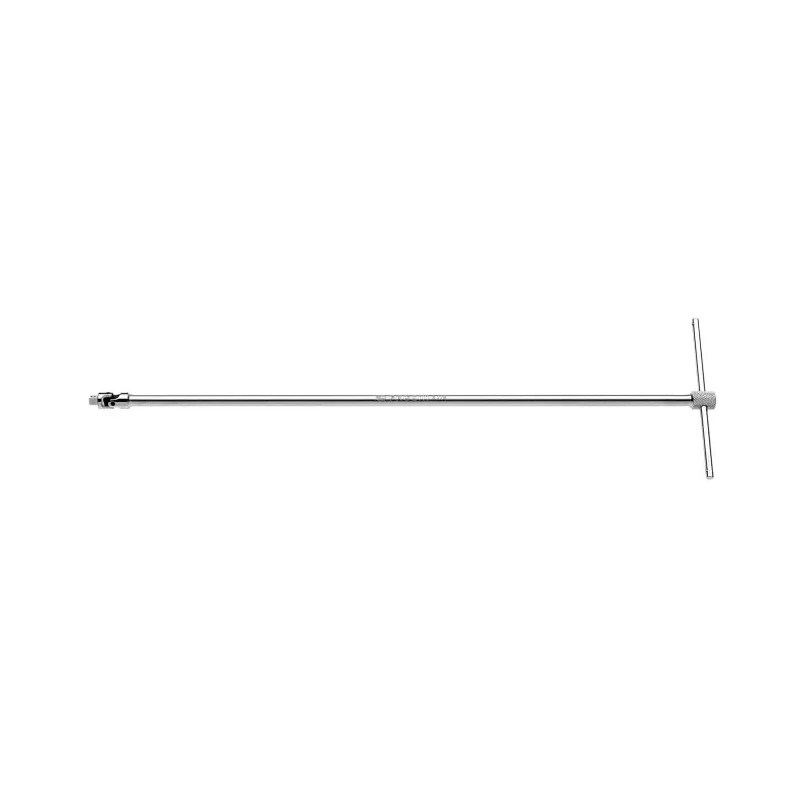 Facom 1/4 in Square Drive Extension Bar Socket T-Handle Steel Bright Chrome Finish R.228