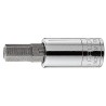 Facom 1/4 in Drive 2 mm Bit Square Socket Chrome Vanadium Steel, Bright Chrome Finish, 37mm Length RT.2