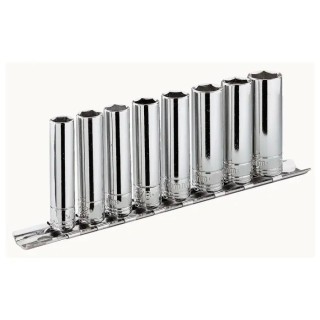 Facom 5-Piece 1/4 in Hexagon Socket Set RL.41E Chrome Vanadium Steel Hex Size 6mm