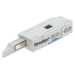Finder 6A Rail Mount Fuse Holder for 5 x 20 mm, 1P-Pole, 250V AC 093.63