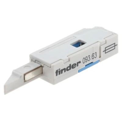 Finder 6A Rail Mount Fuse Holder for 5 x 20 mm, 1P-Pole, 250V AC 093.63
