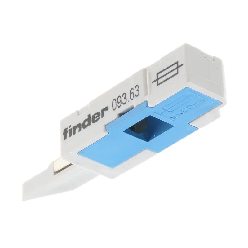 Finder 6A Rail Mount Fuse Holder for 5 x 20 mm, 1P-Pole, 250V AC 093.63