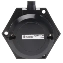 Finder 72 Series Electrode Holder Rail Mount Stainless Steel Housing 400V AC 24V DC 30A 072.53