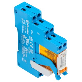 Finder 4C DIN Rail Relay Socket 250V AC 8A/15A Screw Terminal for 4C Series Relay 4C.02.8.110.0060SPA
