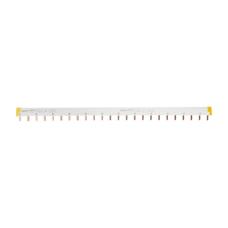 Schneider Electric Acti9 2 Phase Busbar, 415 V ac, 100A Current Rating, 18 mm Pitch, 24 Modules 