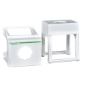 Schneider Electric Insulated Mounting Bracket for DIN Rail Installation, Compatible with Harmony XB4 and XB5 Push A9A15151