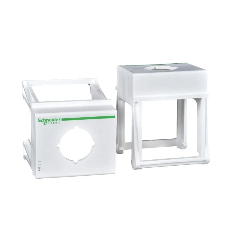 Schneider Electric Insulated Mounting Bracket for DIN Rail Installation, Compatible with Harmony XB4 and XB5 Push A9A15151