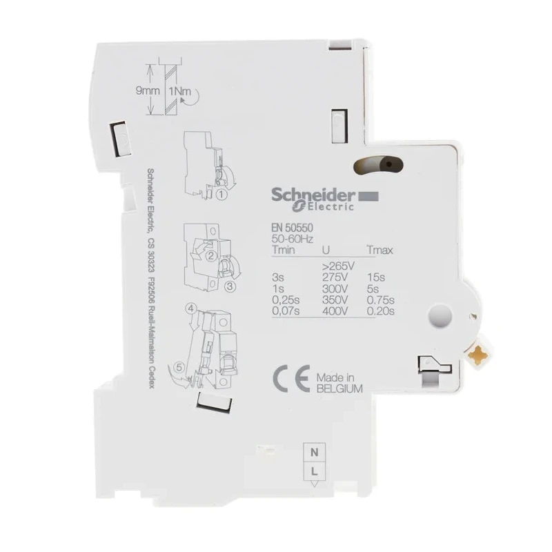 Schneider Electric DIN Rail Circuit Trip for use with C120 Series, ID Residual Current Device, C60 Series A9N26500
