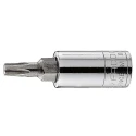 Facom 1/4 in Drive 4.4 mm Torx Square Socket with 37 mm Overall Length RX.25