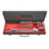 Facom Mechanical Torque Wrench Set 40 to 200 Nm, 1/2 in Square Drive, Chrome Vanadium Steel, 460mm Overall S.205E