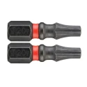 Facom Torx Drive Screwdriver Bit 6.35 mm Tip T20 Size 47.5 mm Overall Length 2-Piece Set ENX.120