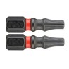 Facom Torx Drive Screwdriver Bit 6.35 mm Tip T20 Size 47.5 mm Overall Length 2-Piece Set ENX.120
