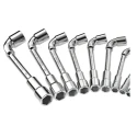 Facom Hexagon Tubular Box Spanner Set 8 Pieces 8 to 24 mm Tip 76.JN8