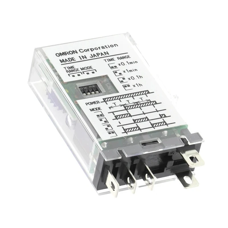 Omron Multifunction Panel Timer Relay 1-Contact SPDT Switch, 12 V DC/AC, 0 to 60 min Time Range H3RN