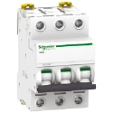 Schneider Electric Acti9 iC60N Miniature Circuit Breaker, 3-Pole, 2A, Type C, 440V AC, 180V DC, 6 kA Breaking A9F74302