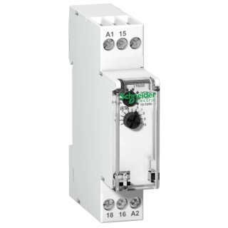Schneider Electric IRTA Series DIN Rail Timer Relay, 24 V dc/24 V ac, 240 V ac, 0.1 to 360000 s, SPDT Switch A9E16065