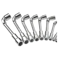 Facom Hexagon Tubular Box Spanner Set, Metal Handle, 22 Pieces, 8 to 32 mm Tip 76.P22M