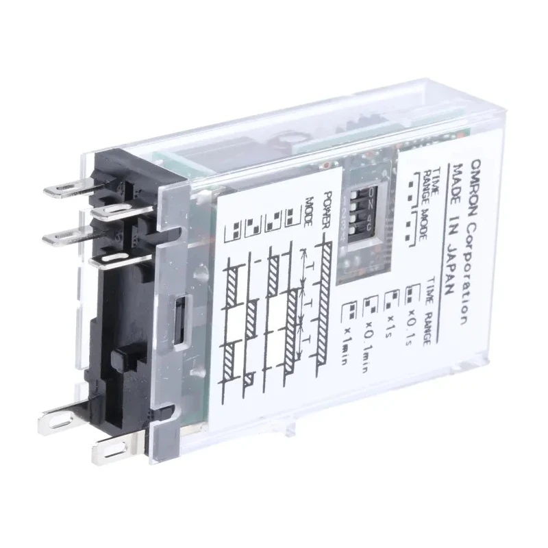Omron Multifunction Timer Relay 2-Contact DPST-NO 24 V DC/AC 0.1s to 10 min H3RN