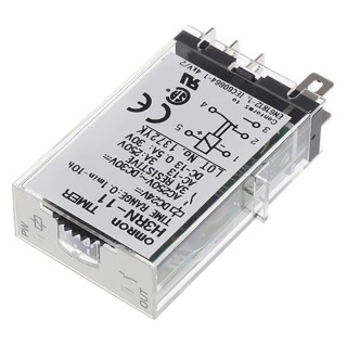 Omron Solid State Timer, DIN Rail Mount, Multifunction, 1-Contact, 24 V dc, 0.1 min to 10 h, SPDT Switch H3RN
