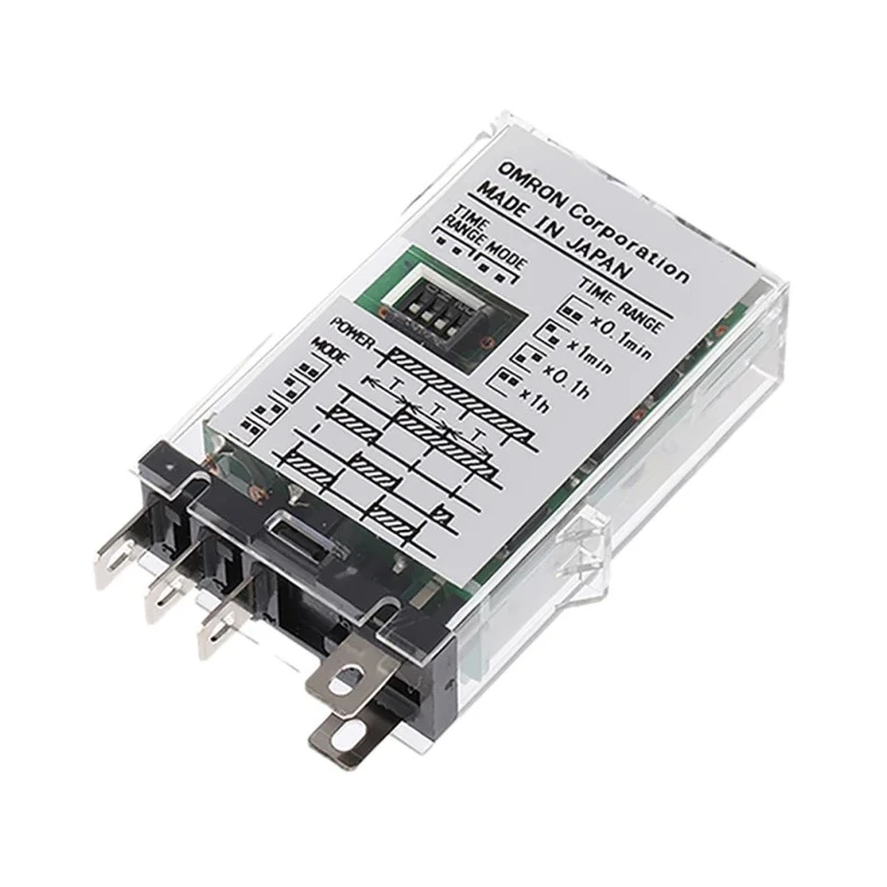 Omron Solid State Timer, DIN Rail Mount, Multifunction, 1-Contact, 24 V dc, 0.1 min to 10 h, SPDT Switch H3RN