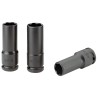 Facom 3-Piece 1/2 in Hexagon Long Impact Socket Set NSB.3