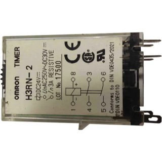 Omron Front Mount Solid State Timer 2-Contact DPST-NO, 24 V AC/DC, Multifunction, 0.1 min to 10 h Time Range H3RN